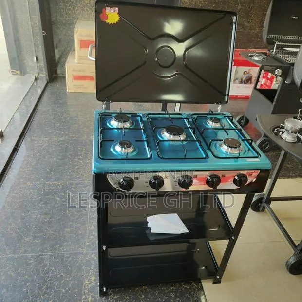 Top Rated 5 Burner Gas Stove With Shelves From Decakila · Photo 1