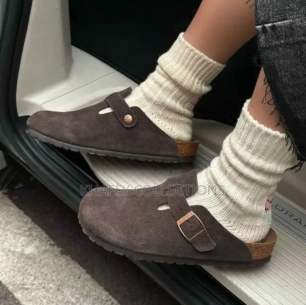 Birkenstock Boston Suede Clog - Coffee Brown - Unisex · Photo 1