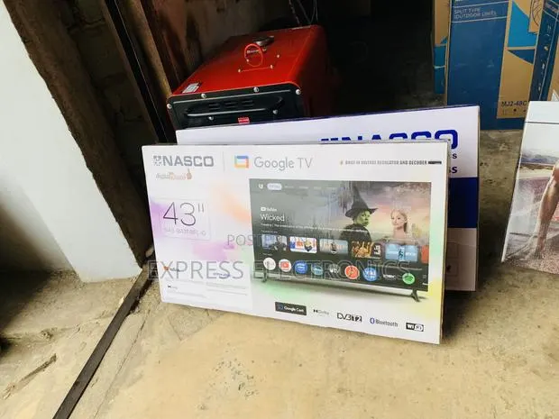 Call for Nasco 43”Frameless Smart Android Google TV (NAS-B43FBFL-G) · Photo 1