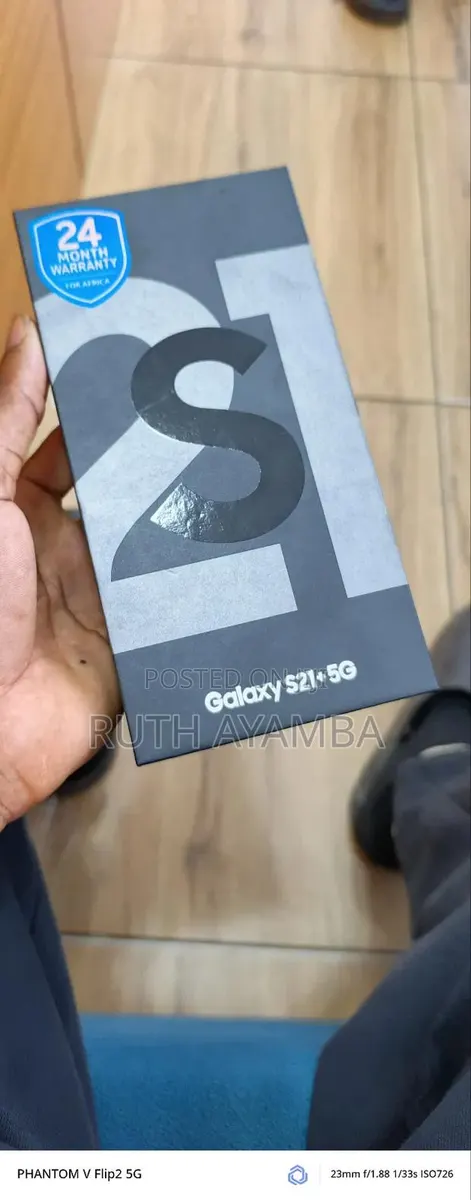 New Samsung Galaxy S21+ 5G 128 GB Black · Photo 1