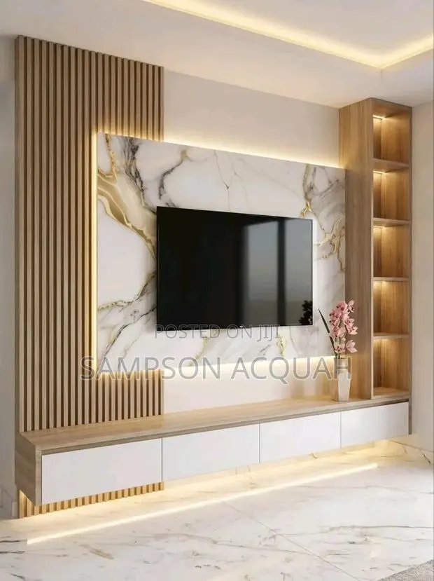 Nice and Quality Wooden TV Cabinet -TV Panels Unit · Photo 1