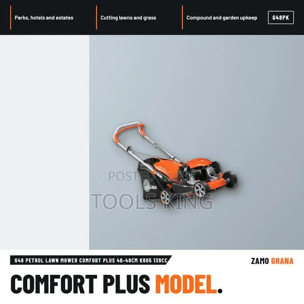 G48 Petrol Lawn Mower Comfort Plus 46-48Cm K605 139Cc - G48PK · Photo 1
