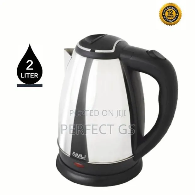 AMU ITALIANO AMU-K20B - 2L Automatic Stainless Steel Electric Kettle · Photo 1