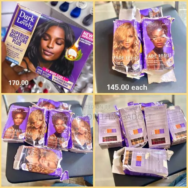 Dark Lovely Fade Resist Color Kit(Available as Seen)/No Lye Relaxer · Photo 1