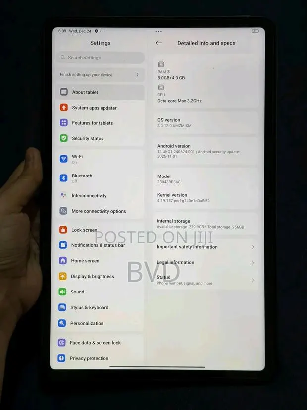 Xiaomi Pad 6 256 GB Black · Photo 4