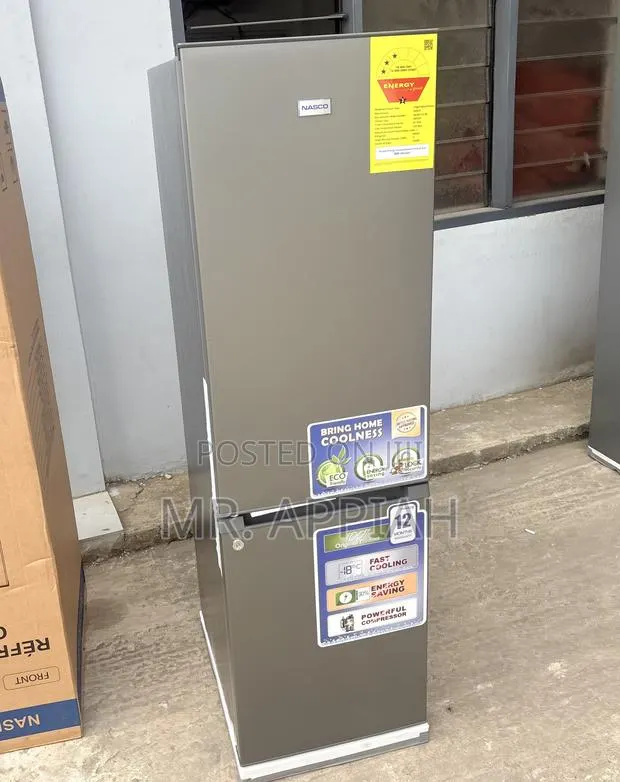 3 Star Nasco Bottom Mount Freezer Fridge(NasD2-23-SK)Gray · Photo 1