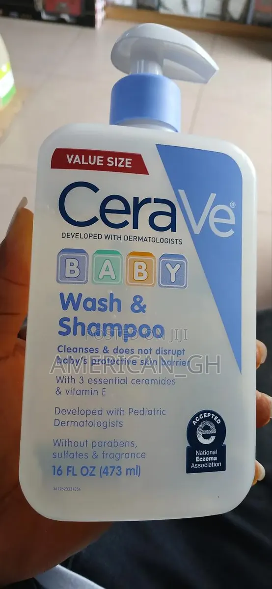 Cerave Baby Wash and Shampoo, 473ml · Photo 1