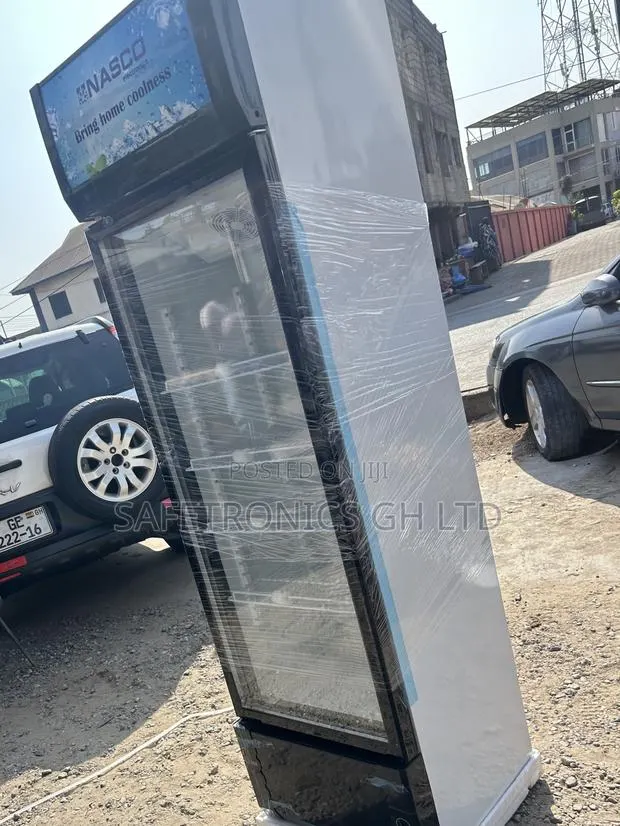 Energy Saving 288 Liters Glass Singledoor Nasfl350-1dr Display Fridge · Photo 1