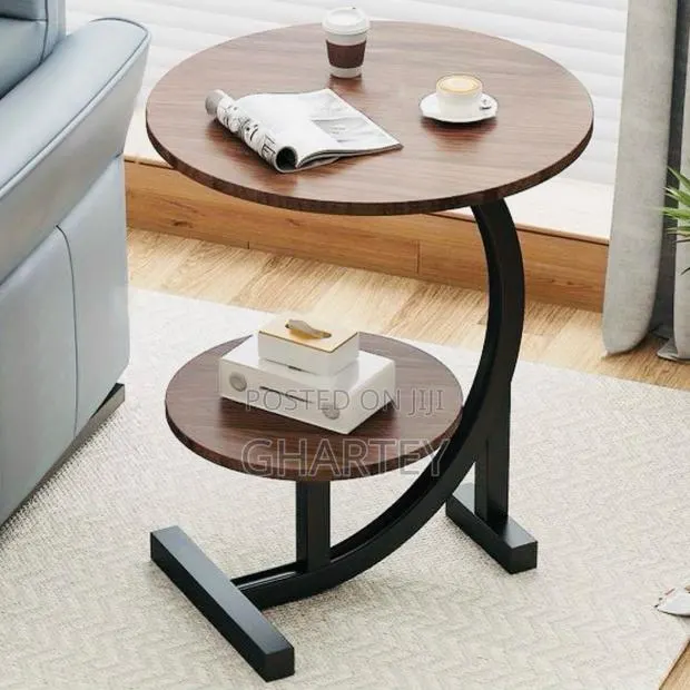 Stylish 2 Tier Coffee/ Bed Side Or Side Tables - Coffee Color · Photo 1