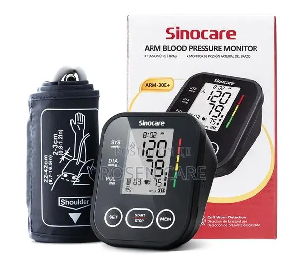 Sinocare Portable Blood Pressure Monitor Sphygmomanometer BP Machine · Photo 1