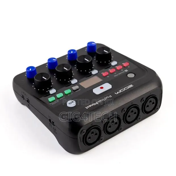 Zoom PodTrak P4next Podcast Recorder With 4 Input + AI Noise Reduction · Photo 1