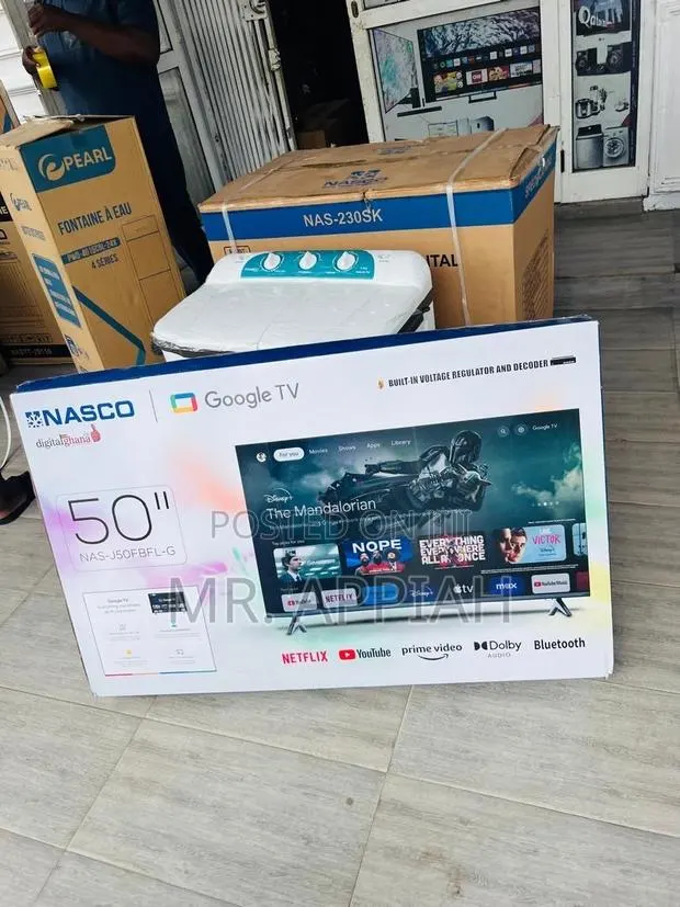 Super Affordable Nasco 50” Uhd Smart Satellite Android TV · Photo 1