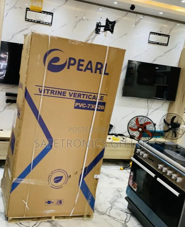 Original Pearl PVC-730-2b 610-Liter Double-Door Glass Display Fridge · Photo 1