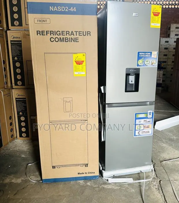 Instant Cooling Nasco 2 Doors Bottom Freezer 287l Dispenser Fridge · Photo 1