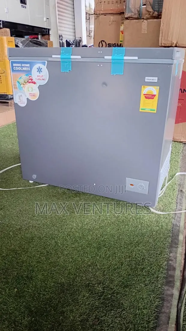 Nasco 200l Commercial Chest Freezer – Silver Finish 200l · Photo 1