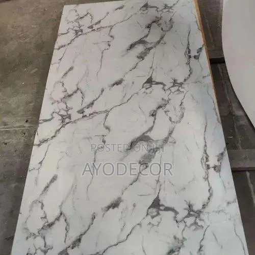 Premium PVC Wall Slate UV Marble Sheet High Gloss 4ft X 9.5ft