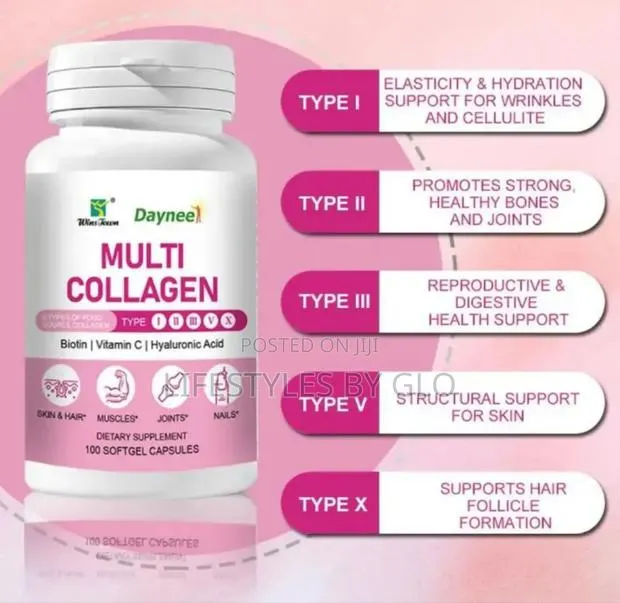 Multi Collagen Peptide I, 2, 3, 4 5 Biotin, Vitamin C · Photo 1
