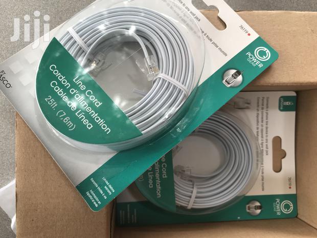 Jasco Power Gear 25ft Phone Line Cord White NEW · Photo 6