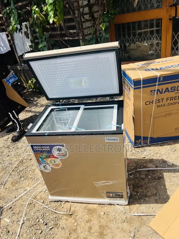 150l Gold Freezer Chest Freezer Single Door Nas-200fl · Photo 1