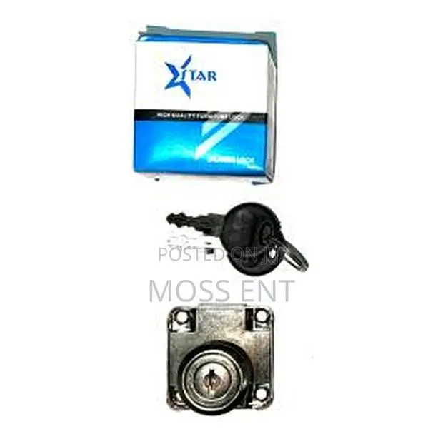 Drawer Lock Star Nickle D19*22mm (Piece) - Jb138c-22 · Photo 1