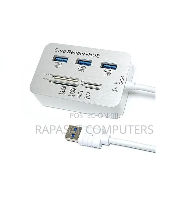 Usb Hub 3.0/3.1+Card Reader -619 Usb Combo · Photo 1