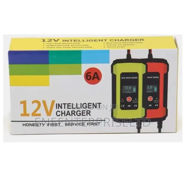 12V 6A Smart Car Battery Charger | Car, Bike, Truck · Photo 1