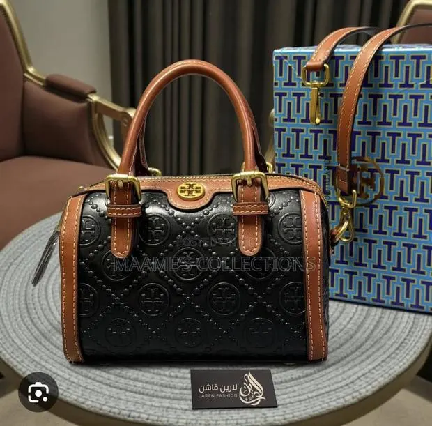 Tory Burch T Monogram Petite Barrel Women’s HandBag ( in a Box ) · Photo 1