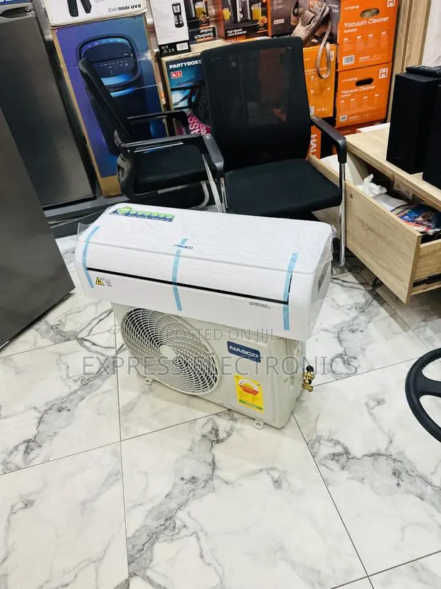 Lovely New White Air Conditioner Nasco 1.5hp Dual Inverter · Photo 1