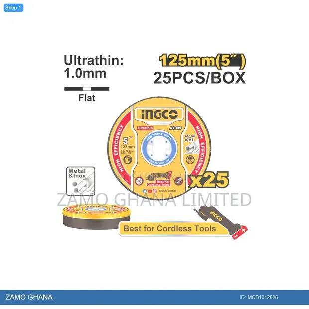 Ultrathin Metal Cutting Disc - MCD · Photo 1