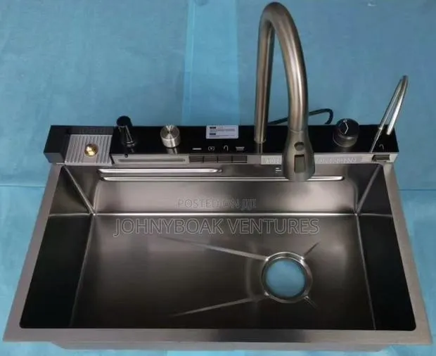Digital Black Kitchen Sink · Photo 1