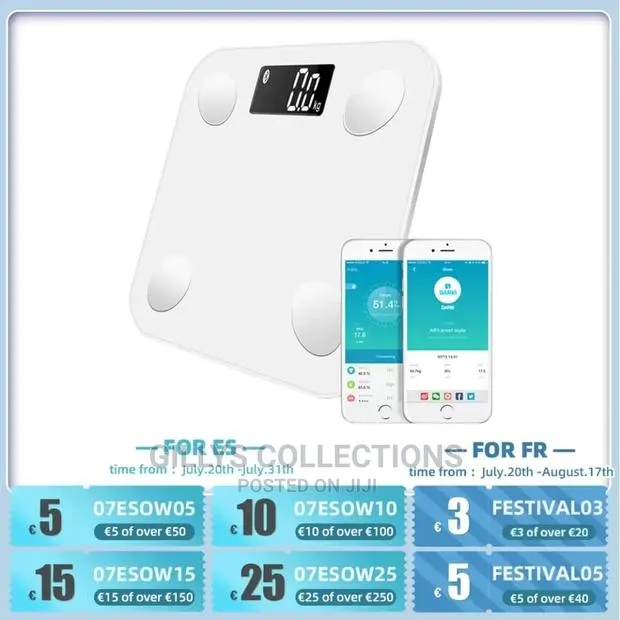 Smart Bluetooth Weight Scale Weighing