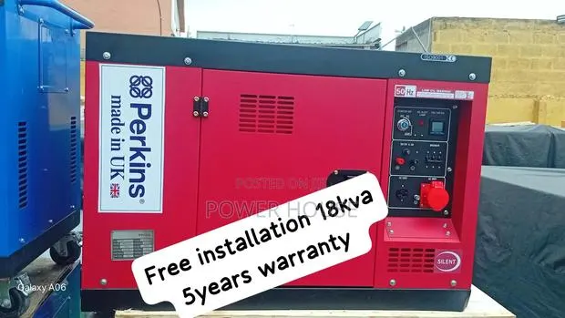 Power Without Interruption – Heavy-Duty Perkins 18kva Generator · Photo 1