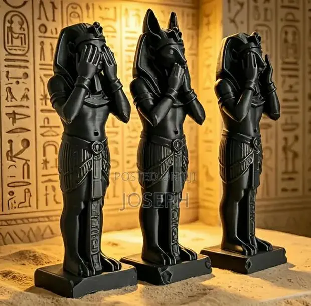 Egyptian Gods Statue 3pcs