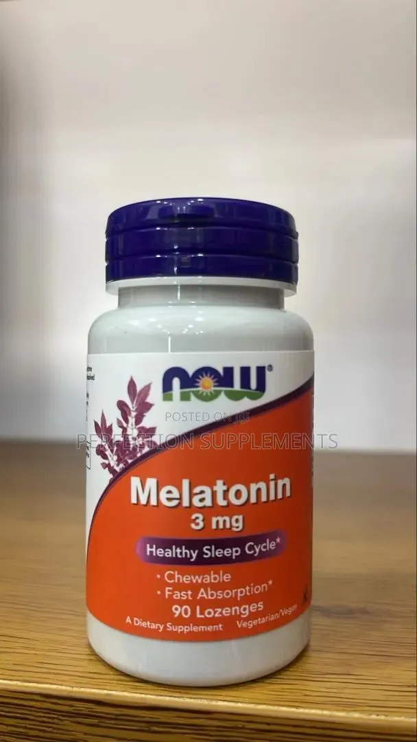 NOW Melatonin 3 Mg Lozenges
Healthy Sleep Cycle* · Photo 1