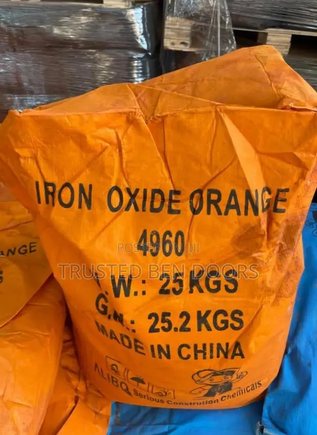 Orange Pigment Iron Oxide Colour Pigment for Paint Making · Photo 1
