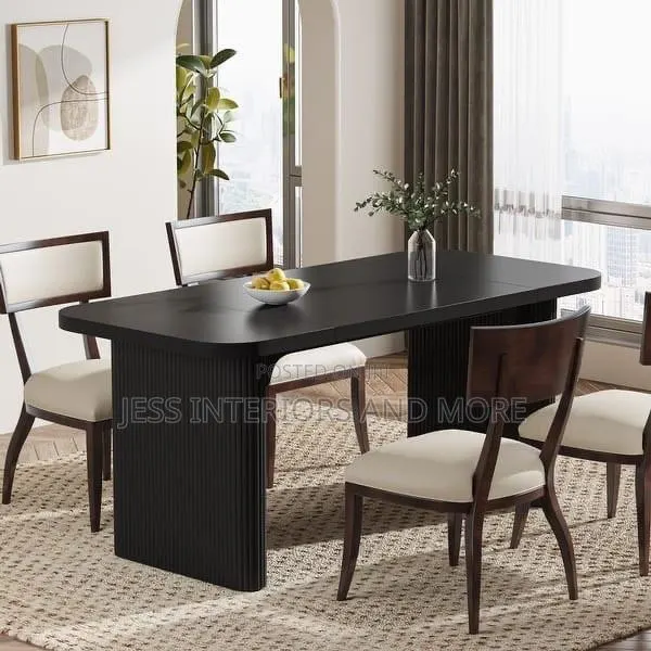 Dining Table for 4-6, (Black) · Photo 1