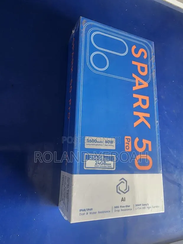 New Tecno Spark 50 Pro 256 GB Black · Photo 1