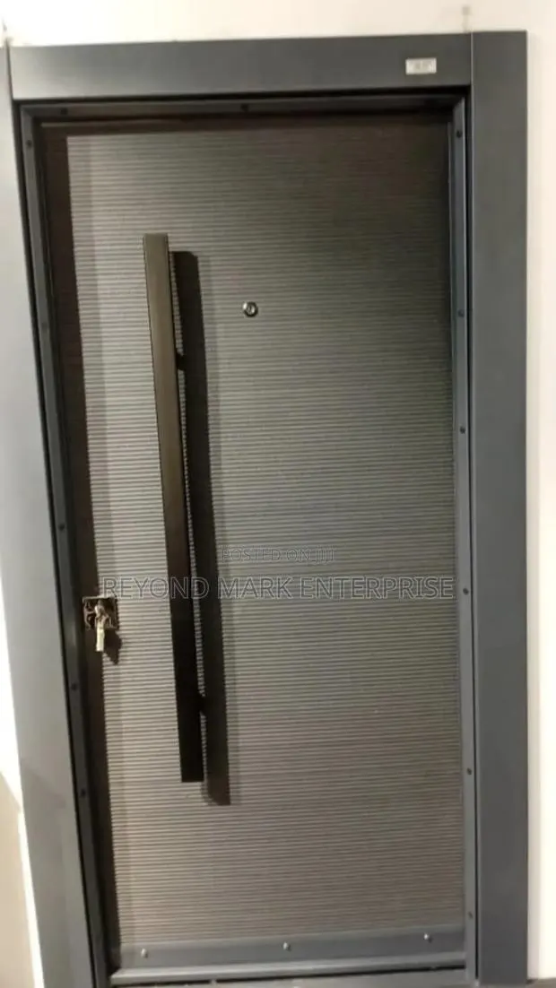 One And A Half Security Door, Stone Finish, Turkish Security Door · Photo 1