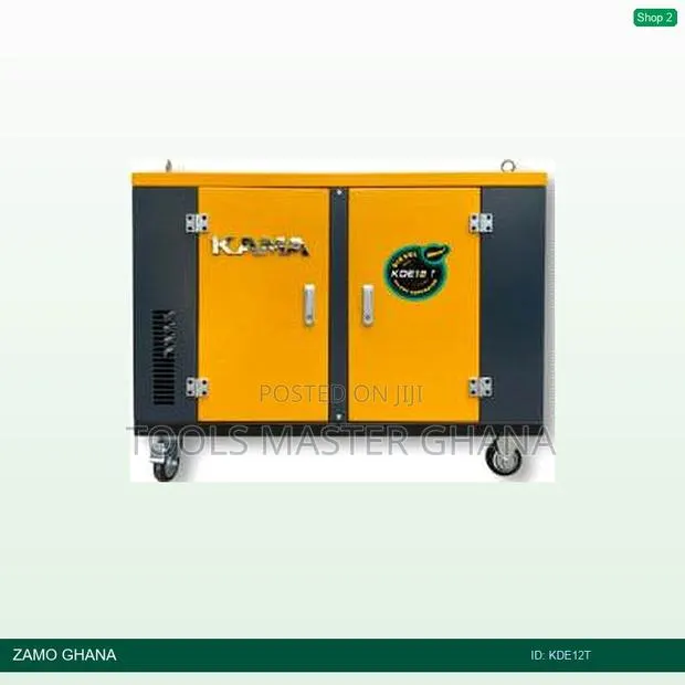 Diesel Generator 9.5kva 1phase 43.2a Digital Board - Kde12t · Photo 1