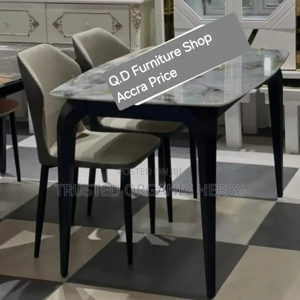 High Quality Luxury 4 Seater Dining Set ( Imported) · Photo 1