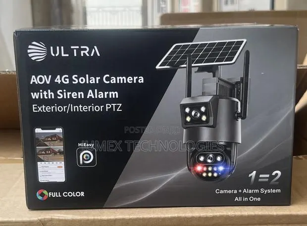 Ultra 4G Dual Lens Aov Solar Camera E-Sim Support · Photo 1