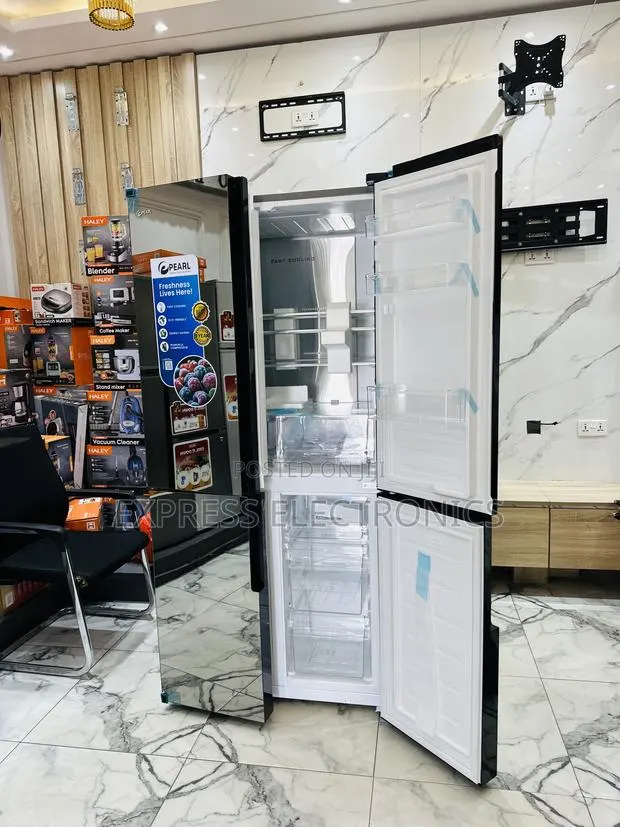 Best Buy for Less Pearl 482l Four Door Fridge Black · Photo 1