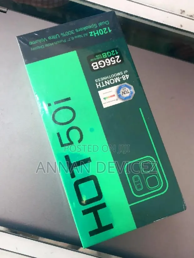 New Infinix Hot 50i 256 GB Black · Photo 1