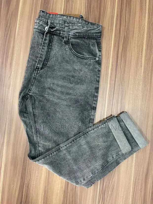 Classic Plain Jeans Trousers · Photo 1