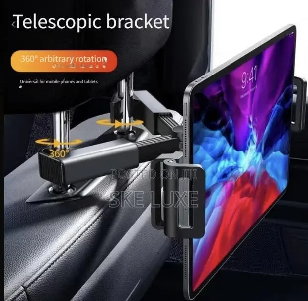 Universal Car Backseat Telescopic Bracket / Tablet & Phone Mount · Photo 1