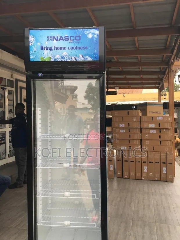 Nasco 358l Upright Display Fridge Perfect for Stores Cafés · Photo 1
