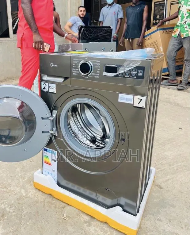 High Quality Midea 7kg Front Load Washing Machine(1200 Rpm)Gray · Photo 1