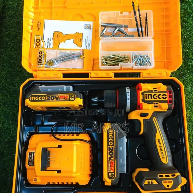 66nm Cordless Drill With 47 PCs Accessories Included - Cdli20668 · Photo 1