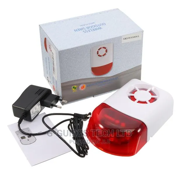433MHZ WIRELESS Siren Security Alarm 120db (DY-JH100B) · Photo 1