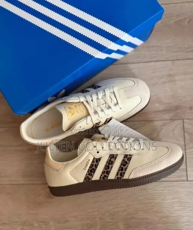 Adidas Samba Cream Leopard · Photo 1